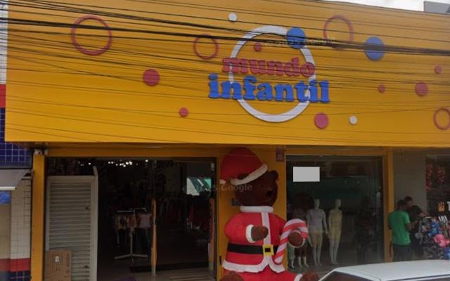 Fachada da loja Mundo Infantil Paracatu